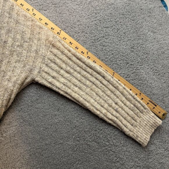 William Rast Sweater Womens Medium Rustic Neutral Chunky Knit Capsule Turtleneck - Picture 14 of 15